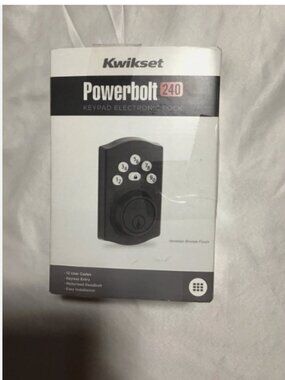 Kwikset Powerbolt 240 Keypad Electronic Deadbolt